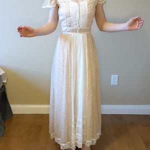 ❤️Host Pick❤️Gunne Sax Prairie Style Dress VINTAGE
